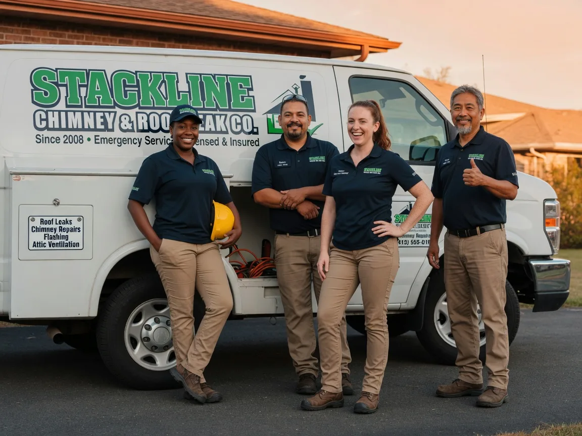Chimney flashing repair company in Wyandotte, MI